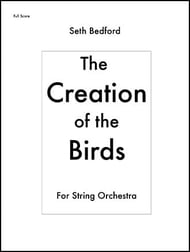 The Creation of the Birds Orchestra sheet music cover Thumbnail